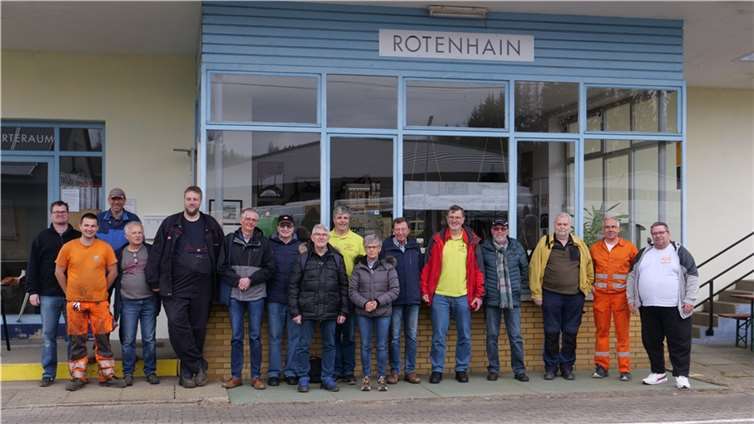 Die Ahrtalbahnfreunde auf Besuch bei der ArGe Rotenhain.  Foto: IG Ahrtalbahnfreunde e.V.