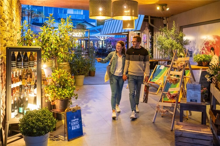 Die Ahrweiler Innenstadt erstrahlt am Donnerstag, 5. März, in frühlingshaftem Glanz.Foto: Dominik Ketz