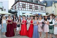 Die Ahrweinköniginnen kamen gerne nach Ahrweiler. 