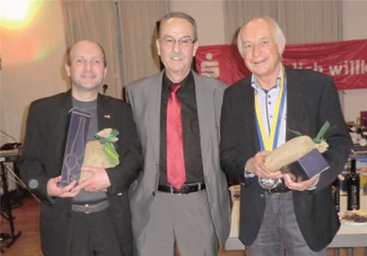 Die Akteure des Abends: (v.l.) Rainer Dartsch, Dieter Winkel, Bernhard Mauel. privat