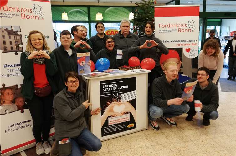 Die Aktion „Spenden statt Böllern“ sorgte für große Freude bei allen Beteiligten.Copyright: Silvia Knieps