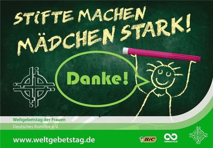 Die Aktion „Stifte machen Mädchen stark!“ wurde kürzlich beendet.Quelle: privat