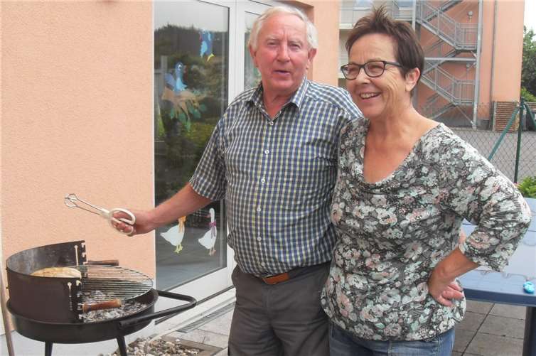 Die Aktion von Renate und Adi Steinkam bei den Bewohnern gut an.