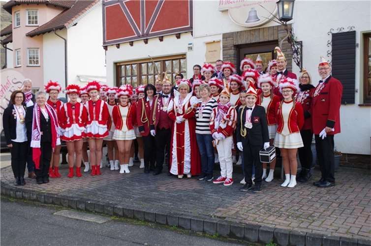 Die Aktiven der KG “Bunte Kuh” Walporzheim e.V.