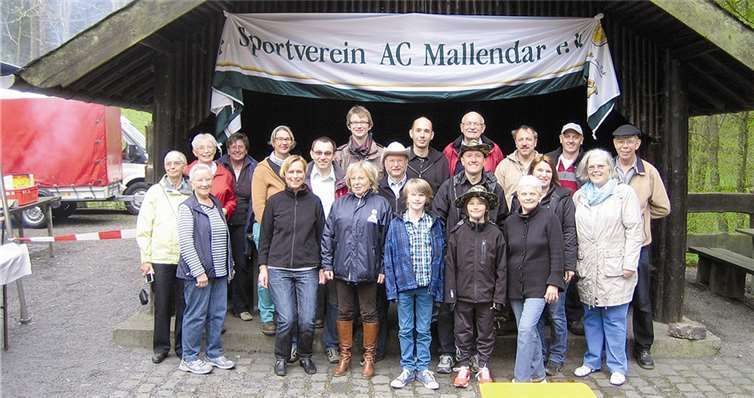 Die Aktiven des AC Mallendar - eine feste Bank für alle Veranstaltungen. privat