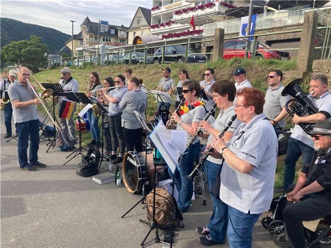 Die Aktiven vom Musikverein Cochem sorgten einmal mehr für eine kurzweilige Unterhaltung während der beliebten Festveranstaltung.