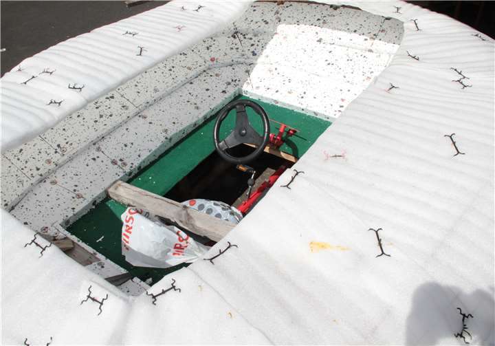 Die „Allianz Arena“ in einem kleineren Maßstab.