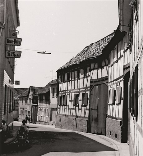 Die Alte Poststraße um 1970. privat