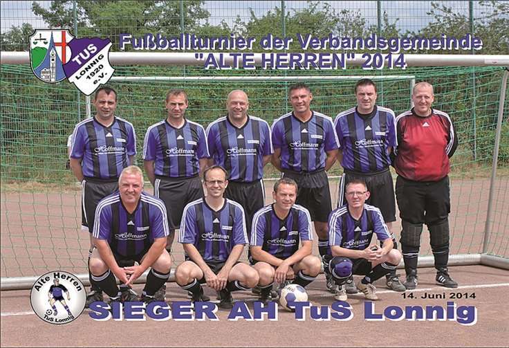 Die Alten Herren aus Lonnig haben den Maifeld-Cup auf heimischem Boden verteidigt.privat