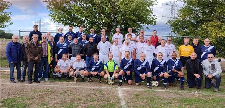 Die Alten Herren des Frankener SV. Fotos: privat