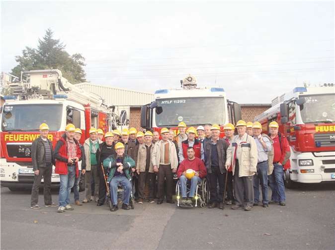 Die Alters- und Ehrenabteilung der Freiwilligen Feuerwehren der VG Unkel war auf Jahrestour.Fröhlich
