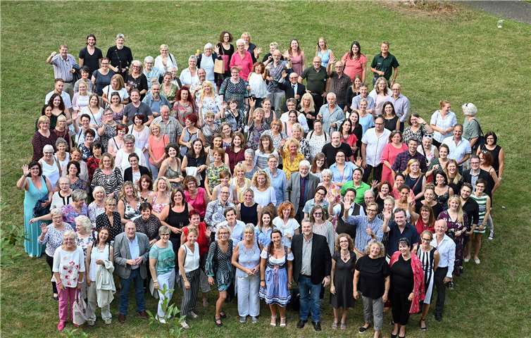 Die Angestellten im Garten vom Calvarienberg.Foto: DU