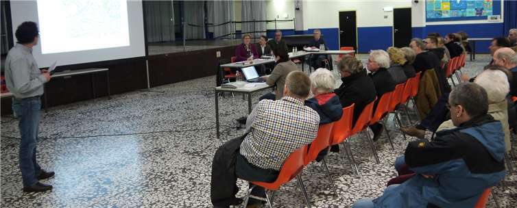 Die Anliegerversammlung war gut besucht.Privat
