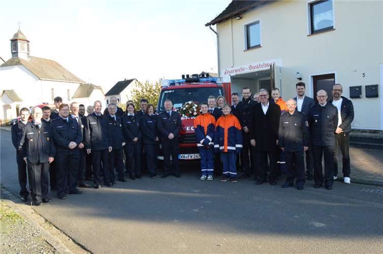 Die Anschaffung eines neuen Fahrzeuges in Hübingen war nötig, da das alte Löschfahrzeug in die Jahre gekommen war. Die Freiwillige Feuerwehr Hübingen ist im gesamten Buchfinkenland im Einsatz. Foto: VG Montabaur / Ingrid Ferdinand