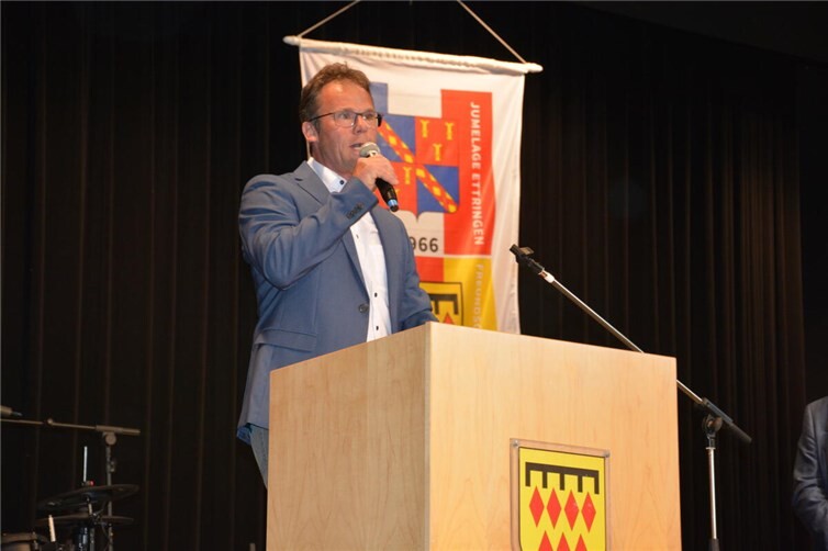 Die Ansprache des Ettringer Ortsbürgermeisters Alexander Weber