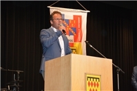 Die Ansprache des Ettringer Ortsbürgermeisters Alexander Weber