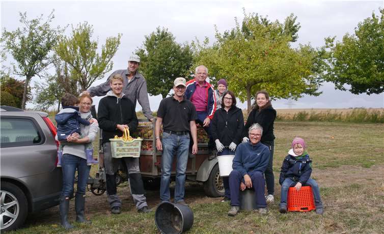 Die Apfelernte in Wolken war wieder ein voller Erfolg.privat
