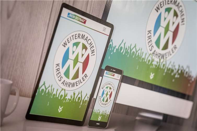 Die App „MeinBeitrag“ setzt den Wunsch vieler Bürgerinnen und Bürger um, über ein nutzerfreundliches Tool schnell und unkompliziert Einsatzmöglichkeiten im Ehrenamt im Kreis Ahrweiler zu finden.  Foto: Bernhard Risse/Kreisverwaltung Ahrweiler