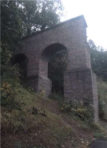 Die Aquäduktbrücke bei Mechernich-Vussem.