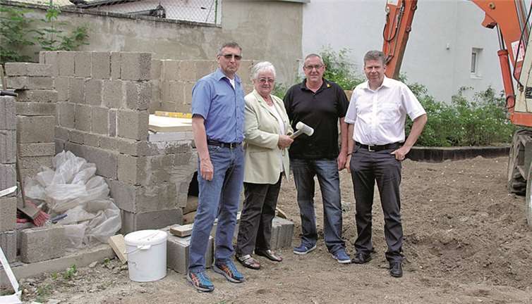 Die Arbeiten gehen gut voran, aber es gibt noch einiges zu tun.  privat