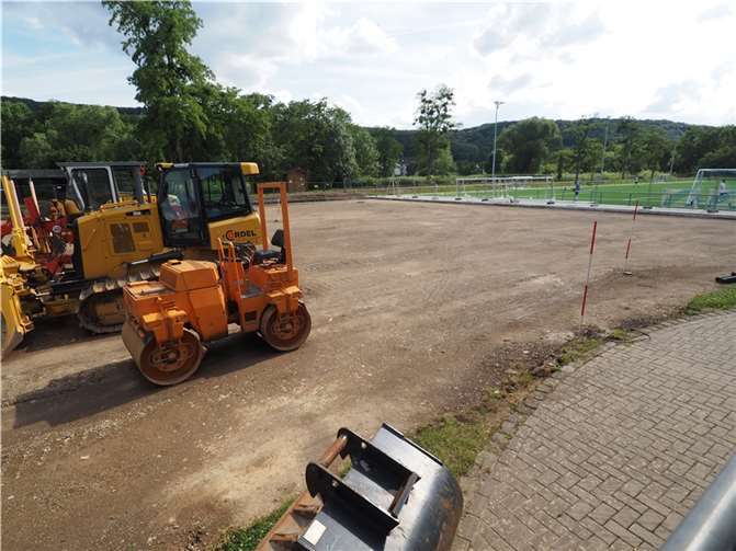 Die Arbeiten sind in vollem Gange.  Foto: privat