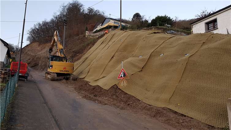 Die Arbeiten werden sich noch bis zum Frühjahr hinziehen.