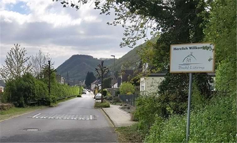 Die Artilleriestraße in Brohl-Lützing.Foto: Verbandsgemeinde Bad Breisig