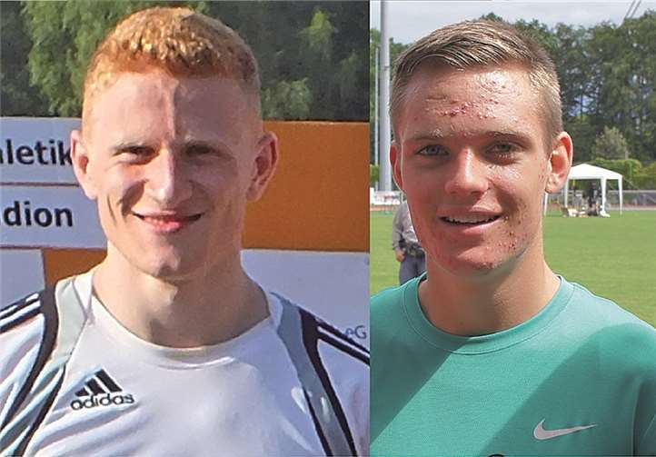 Die Athleten Sven Bandus und Niklas Iking.