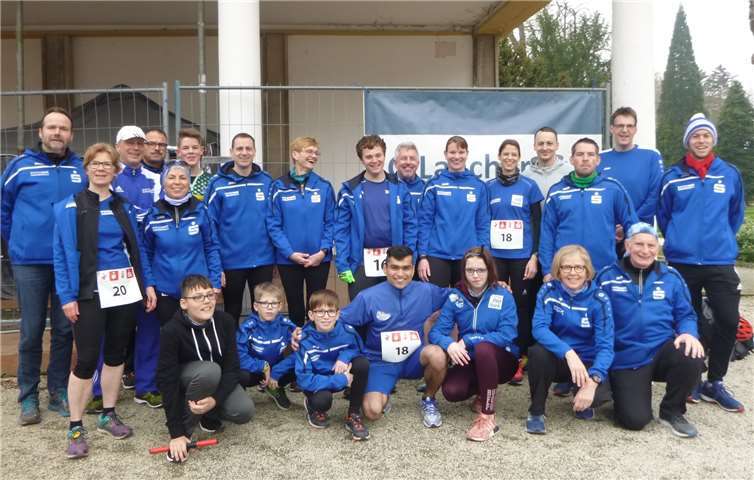 Die Athleten der LG Laacher See vor dem Start in Bad Neuenahr-Ahrweiler.Foto: privat