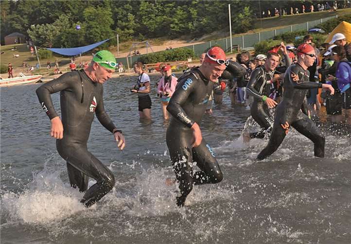 Die Athleten hatten einen langen Arbeitstag zu bewältigen.Niklas Schütz