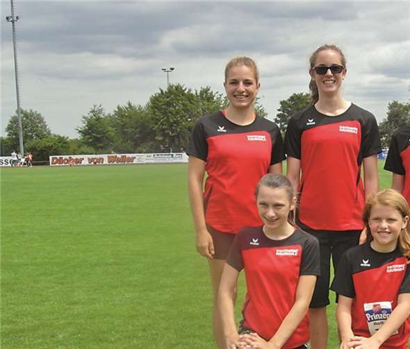 Die Athletinnen des TSV bei den Bezirksmeisterschaften in Polch. Privat