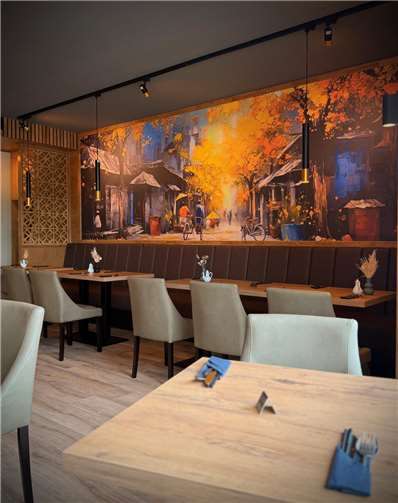 Die Atmosphäre im Min-An Bad Neuenahr ist modern und einladend.  Foto: privat