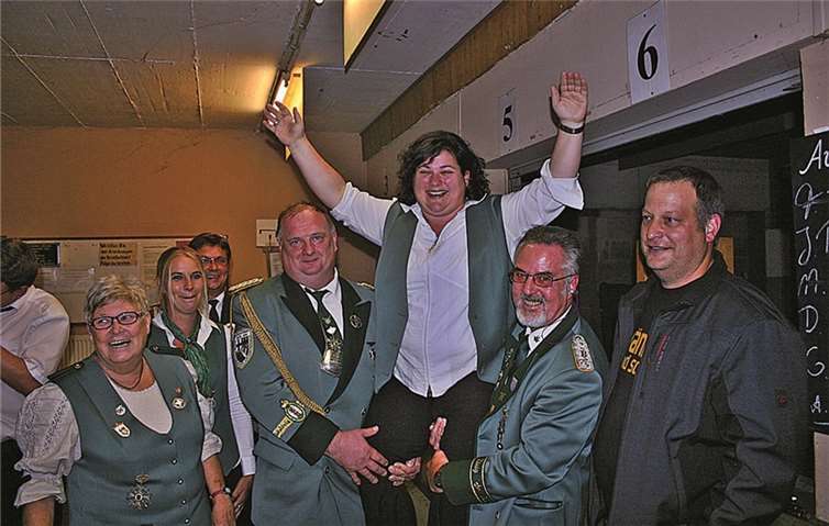 Die Aufstellung zum Festumzug.