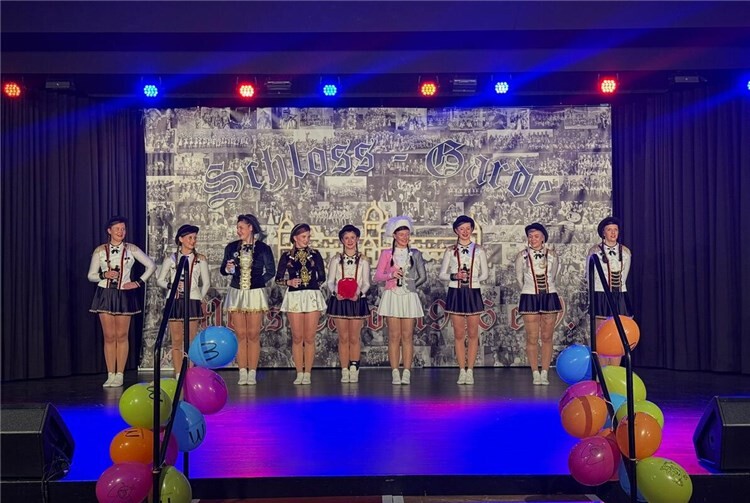 Die Auftrittsgarde des TuS 07 Bannerberscheid begeisterte das Publikum im Mons Tabor Haus.