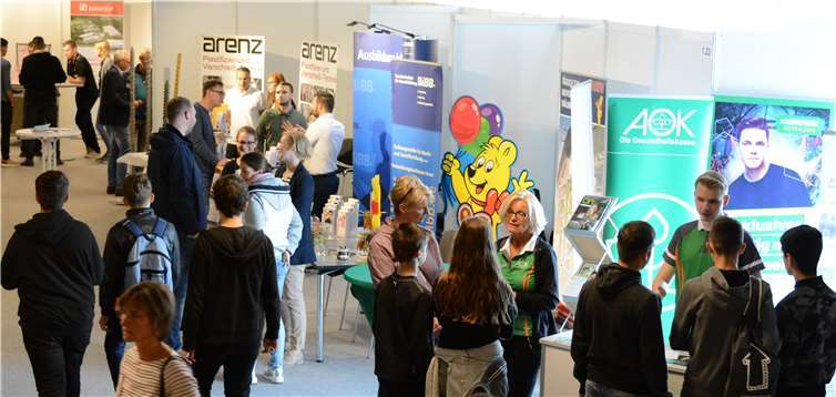 Die Ausbildungsmesse in Rheinbach verzeichnete einen deutlichen Zuwachs an Besuchern. CF