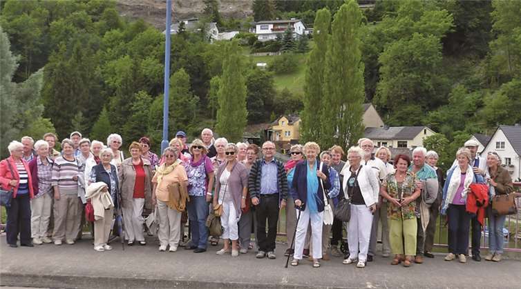 Die Ausflügler erlebten einen tollen Tag in Bad Ems und Obernhof. privat