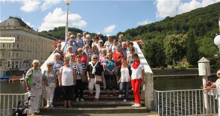 Die Ausflüglerinnen der kfd St. Laurentius waren in diesem Jahr im Lahntal unterwegs.Foto: privat