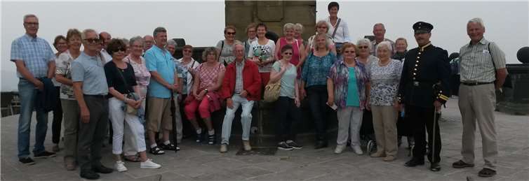 Die Ausflugsgruppe auf der Festung Ehrenbreitstein.Privat