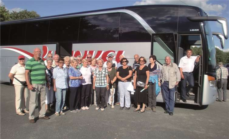 Die Ausflugsgruppe des Verschönerungsvereins aus Melsbach.privat