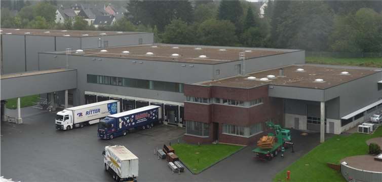 Die Außenansicht des HARIBO-Lagers in Solingen. Foto: © HARIBO GmbH & Co. KG
