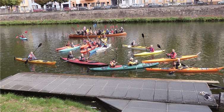 Die Außensaison begann mit einer Vielzahl von Teilnehmern. privat