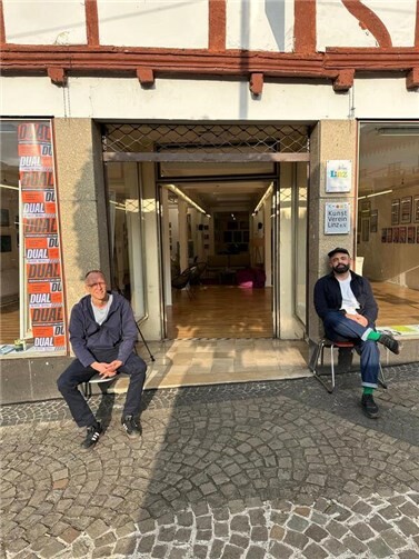 Die Ausstellung „Dual“ kann noch bis zum 26. Oktober besichtigt werden.  Foto: Elke Satta