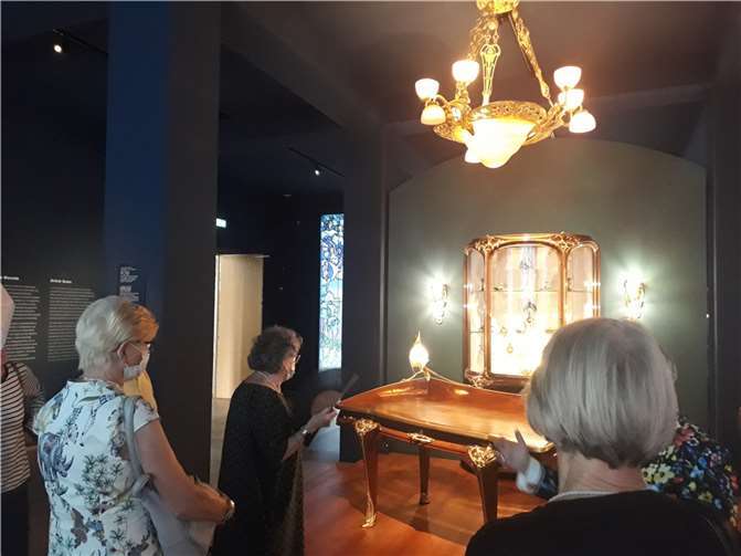 Die Ausstellung im Landesmuseum beeindruckte.  Foto: privat