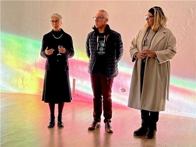 Die Ausstellung war von dem Spiel der Farben geprägt.  Foto: Ines Langs/Kunstverein Linz a Rhein e.V.