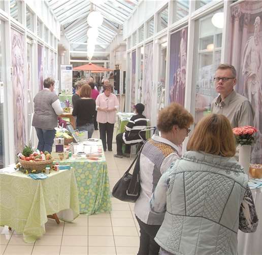 Die Ausstellungsstände der Messe fanden viel Interesse. FA