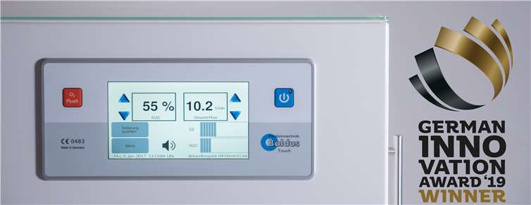 Die Auszeichnung erhielt die Baldus Medizintechnik GmbH für das innovative Medizinprodukt „Baldus Touch“. Fotos: Baldus Medizintechnik GmbH