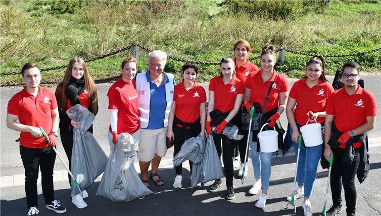 Die Azubis der Kreissparkasse stellten mit 25 Personen die größte Gruppe.Foto: -RASCH-