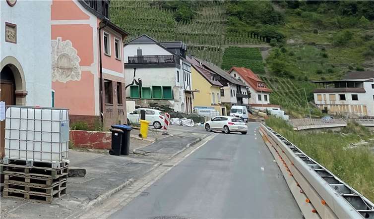 Die B 267 in Reimerzhoven