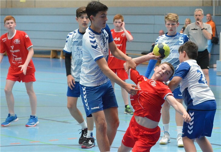 Die B-Jugend der TSB zeigte beim HVR-Cup immer vollen Einsatz. Foto: privat