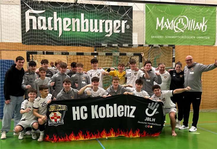Die B-Jugend hat sich durch den für kommende Bundesligasaison qualifiziert und ist nun in die Meisterrunde eingezogen. Foto: HC Koblenz